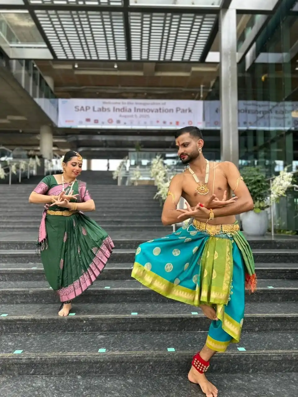 Duo performance at SAP Labs India Innovation Park inauguration